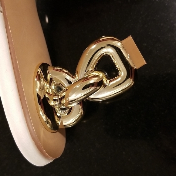 💕LULU'S💕 Arielah White Vinyl High Heel Slide Sandals ~ 8.5 New Without Box - Picture 11 of 14